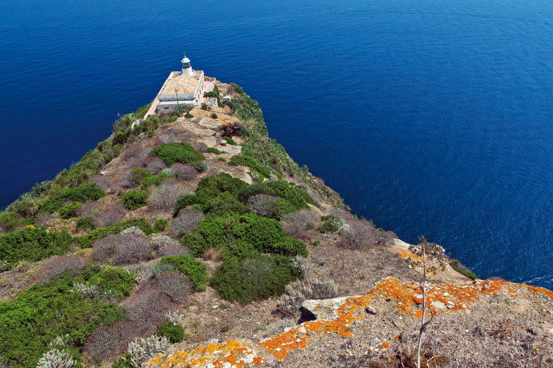 the lighthouse of ustica